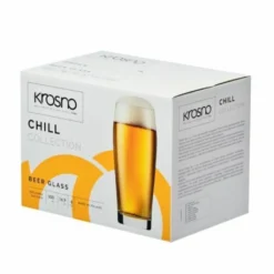 KROSNO Chill Weizengläser Biergläser, 6er-Set, 500 Ml -Küchenbedarf Geschäft 00407fca360f11c432f5f69f45634442