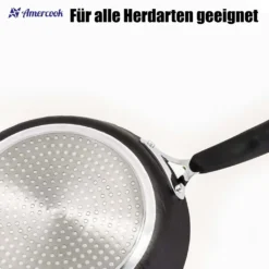 AMERCOOK Rockstone Bratpfanne 20 Cm - Universal-Pfanne Mit Aluminiumkern Bratpfanne - Für Alle Herdarten Zum Braten, Kochen Und Schmoren Induktionsgeeignet Bratpfanne Antihaft-beschichtet 13 AMERCOOK Rockstone Bratpfanne 20 Cm - Universal-Pfanne Mit Aluminiumkern Bratpfanne - Für Alle Herdarten Zum Braten, Kochen Und Schmoren Induktionsgeeignet Bratpfanne Antihaft-beschichtet -Küchenbedarf Geschäft 02094c4bdee083a5e703ae3650c7761e
