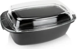 Aluguss Bräter Mit Deckel Backofengeeignet Bis 180 °C Gänsebräter In 5,6 Liter