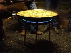 'Vaello' Set: Gasbrenner 40cm, Ständer & Paellapfanne, Welcher Gasanschluß ?:Deutsch (DE / AT) -Küchenbedarf Geschäft 049501b3c2d12674714f9f33a854bf37