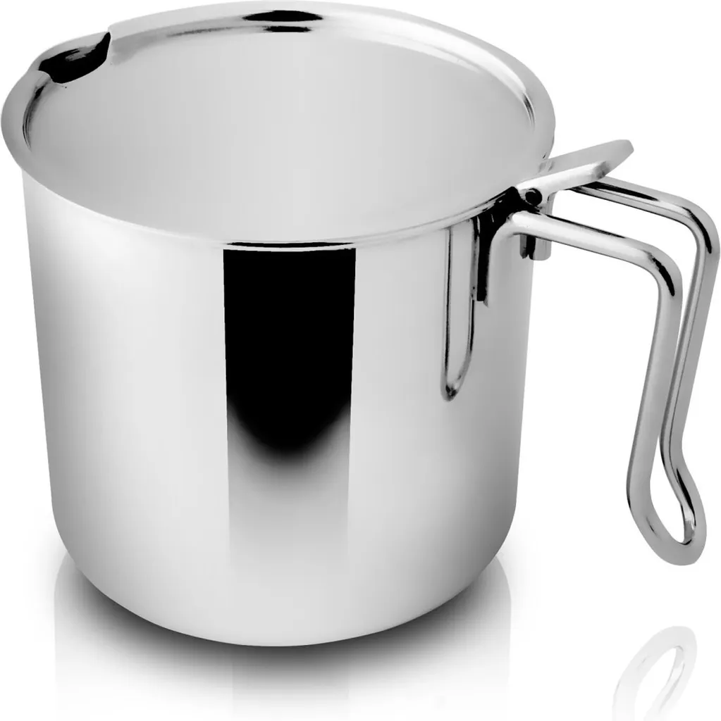 MILCHTOPF Mit Deckel INDUKTION Topf Kochtopf Saucentopf EDELSTAHL 1 L IDEALE 3 MILCHTOPF Mit Deckel INDUKTION Topf Kochtopf Saucentopf EDELSTAHL 1 L IDEALE