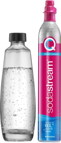 Sodastream Quick Connect Reservezylinder 60 L + 1 Glasflasche -Küchenbedarf Geschäft 0679621223d9a87b464b1f5df22e069f