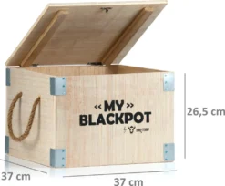 BBQ-Toro Dutch Oven "My Blackpot", 9,0 L Sonderedition Inkl. Holzkiste, Gusstopf -Küchenbedarf Geschäft 07734422372a4a7c5976f738bb0130f4