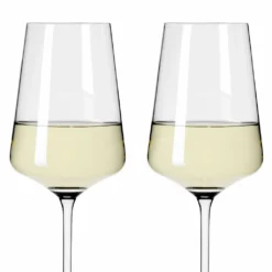 LICHTWEISS JULIE WEIßWEINGLAS-SET #1 VON NADINE NIGGEMEIER -Küchenbedarf Geschäft 07a976f179d452108587bdde7e3b7503