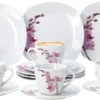 Kaffeeservice 18-tlg. Kyoto Orchidee Leicht Eckig Porzellan Für 6 Personen Weiß MitNachbildung 1 Kaffeeservice 18-tlg. Kyoto Orchidee Leicht Eckig Porzellan Für 6 Personen Weiß MitNachbildung -Küchenbedarf Geschäft 08587283af4c02cc8df21d0b12c651e3