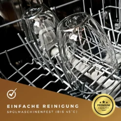 Felino® Latte Macchiato Gläser Doppelwandige Thermogläser Set [6 Stück] [350 Ml] Glas Tassen Groß Für Cappuccino, Kaffee, Espresso -Küchenbedarf Geschäft 09811cbcbe5d068f12f497d29fb49555