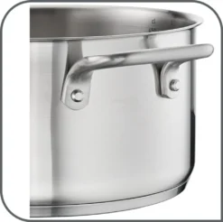 Tefal Virtuoso Topfset, 7-Teilig, Edelstahl - 7-Teiliges Set Aus 1x Stielkasserolle 16cm, 3x Kochtöpfen 16/20/24cm + 3x Deckel -Küchenbedarf Geschäft 0984ed78f83ca15f49050bf5c15b097b