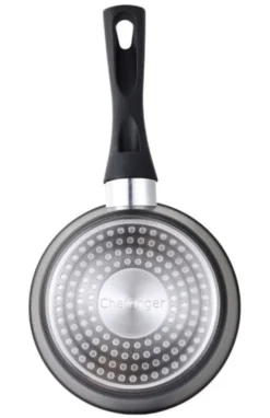 Cheffinger Aluminiumguss-Bratpfannen-Set Schwarz 3 Stück -Küchenbedarf Geschäft 09d2fed2dfa5d76d0048ad41db496607