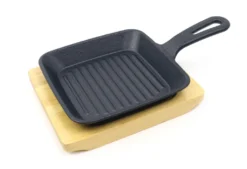 Küchenprofi BBQ Servierpfanne + Holzbrett 23 Cm Gusseisen Grillpfanne -Küchenbedarf Geschäft 0ab206e36a3aace9b82b592dff54feef