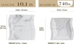 MALACASA, Serie Flora, Marmor Porzellan Tafelservice 24 Teiligen Set Kombiservice Geschirrset Mit 12 Speiseteller Und 12 Suppenteller Für 12 Personen -Küchenbedarf Geschäft 0b01456f82fd92d97729fc74f142c094