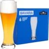 6er Set Bavaria Weizenbiergläser 0,5 Liter Geeicht Weißbiergläser Biergläser Weizengläser Glas -Küchenbedarf Geschäft 0cf6531135301ae36b57c8d7a4396175