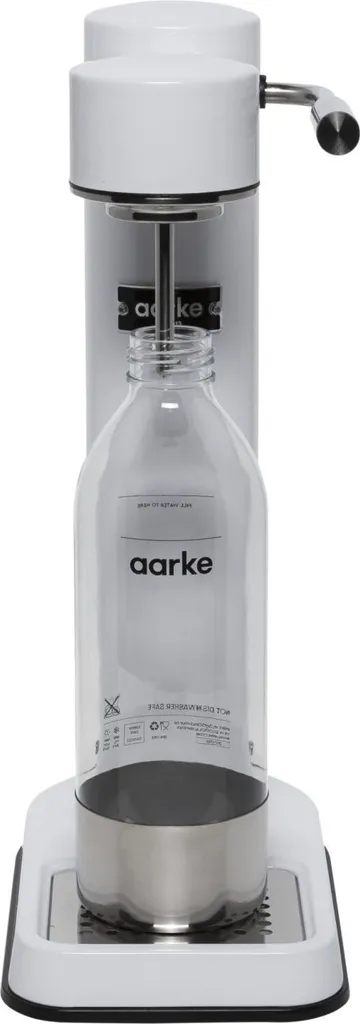 AARKE Wassersprudler Carbonator 3 White Weiss Mit PET Flasche Edelstahlgehäuse 4 AARKE Wassersprudler Carbonator 3 White Weiss Mit PET Flasche Edelstahlgehäuse – Bild 2