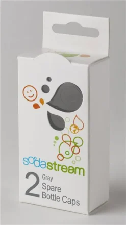 SodaStream Soda Stream Schraubverschluss Für PET / PEN Flaschen 2er Set Grau