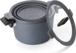 Woll Concept Plus Topf-Set 5-tlg. 4x Töpfe, 1x Sieb Induktion -Küchenbedarf Geschäft 1073e795ba093acd6203d01f773612a9