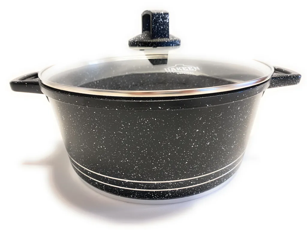 Vakeen Granite Topfset 10 Teile Schwarz 5 Vakeen Granite Topfset 10 Teile Schwarz – Bild 3