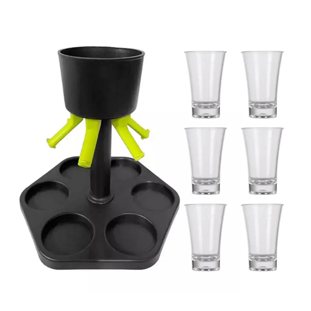 6 Schuss Glas Spiele Spender Wein Whisky Bier Wein Schnaps Spender Bar Zubehör Party Spiele Trinken Tools Glas Spender 4 6 Schuss Glas Spiele Spender Wein Whisky Bier Wein Schnaps Spender Bar Zubehör Party Spiele Trinken Tools Glas Spender – Bild 2