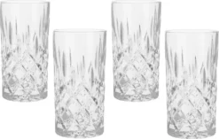 Nachtmann 0089208-0 Noblesse Longdrinkbecher, 375 Ml, 14,8 Cm, Klar (4er Pack) -Küchenbedarf Geschäft 11d08af61d9d64437c417103ec98ae7d