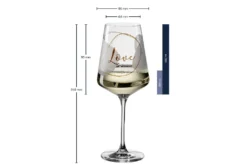 LEONARDO Weinglas 560ml Love, Klar, 2-teilig (1 Set) -Küchenbedarf Geschäft 1259b58f4d907c5f072e58cfd21095ea