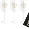 Scavi & Ray ICE Glas 4er Set Gläser - 4x Sekt / Prosecco / Champagner / Wein ICE Gläser Weiss -Küchenbedarf Geschäft 12c2a7114a9ff61b8ed98706a0e10b1e
