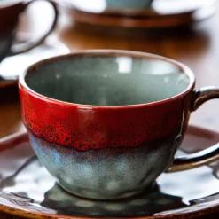 Vancasso Kaffeeservice »STARRY« 8-tlg Steinzeug Kaffeeset Mit Kaffeetasse, Untertasse -Küchenbedarf Geschäft 12cb112a91b05a13e043e06a3f205c63