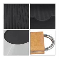 Relaxdays Grillpfanne Mit Holzgriff 18 Relaxdays Grillpfanne Mit Holzgriff -Küchenbedarf Geschäft 13d548775d584552cfb262873d6de42c