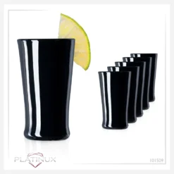 Schwarze Shotgläser Aus Glas Set 6 Teilig Pinnchen Wodkagläser 20ml (max. 30ml) -Küchenbedarf Geschäft 1756bda887d521548db19b964b043b15
