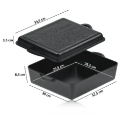 BBQ-Toro Dutch Oven Pan DOSQU, 9,5 L Ultimate Gusseisen Kochtopf Mit PRO3+ Beschichtung, Gusstopf -Küchenbedarf Geschäft 17790648259360b8a71d32ca91ef030a