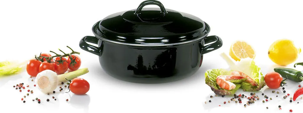 Krüger Kölner Schmorbräter Emaillert Aus Serie Nostalgie 28cm 5 Krüger Kölner Schmorbräter Emaillert Aus Serie Nostalgie 28cm – Bild 3