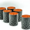Nachtmann Noblesse 6er-Set Black Edition Whisky Gläser 295 Ml I Spülmaschinenfest I Wasserglas Coloured By EKM (schwarz/kupfer) + 6er-Set EKM Living Trinkhalme Schwarz -Küchenbedarf Geschäft 180803b619eeddfcb2a430fc63dc78bb