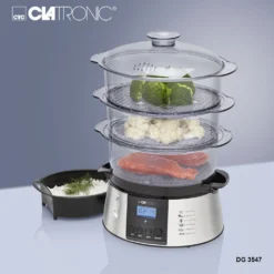 Clatronic Dampfgarer 800 W DG 3547 11 Clatronic Dampfgarer 800 W DG 3547 -Küchenbedarf Geschäft 18b46ac587205bbeb873fc0727dc9103