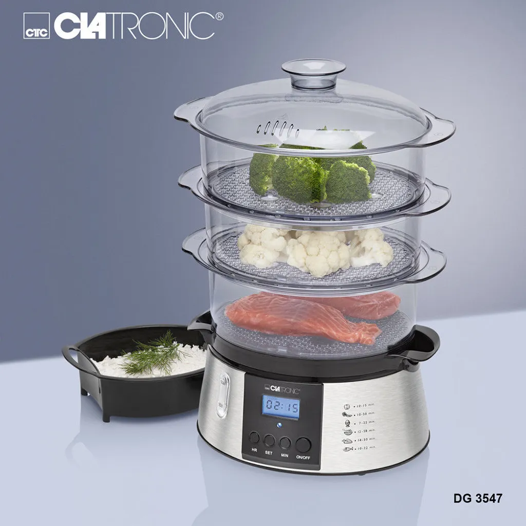Clatronic Dampfgarer 800 W DG 3547 4 Clatronic Dampfgarer 800 W DG 3547 – Bild 2