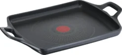 Tefal Robusto E2499844, Rechteckig, Allzweckpfanne, Schwarz, Titan, 250 °C, Aluminium-Guss