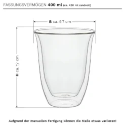 Thermoglas „DG-V“ 6er-Set 400 Ml -Küchenbedarf Geschäft 198439677a85fb32b1639d1301a15071