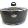 Vakeen Topf Induktion 27L 44cm Schwarz -Küchenbedarf Geschäft 19fa9386f358d89f6a275e895677e4ca