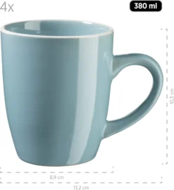 Mäser 931770 Kombiservice Elissa Für 6 Personen, Steinzeug, Türkis (1 Set, 24-teilig) -Küchenbedarf Geschäft 1b55897a88358f64341e3ceb9866d575