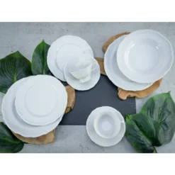 CreaTable 16135 Kombiservice Maria Theresia Für 6 Personen, Porzellan, Weiß (1 Set, 30-teilig) 11 CreaTable 16135 Kombiservice Maria Theresia Für 6 Personen, Porzellan, Weiß (1 Set, 30-teilig) -Küchenbedarf Geschäft 1c837b4de0ebb5491422423280bdcc2d