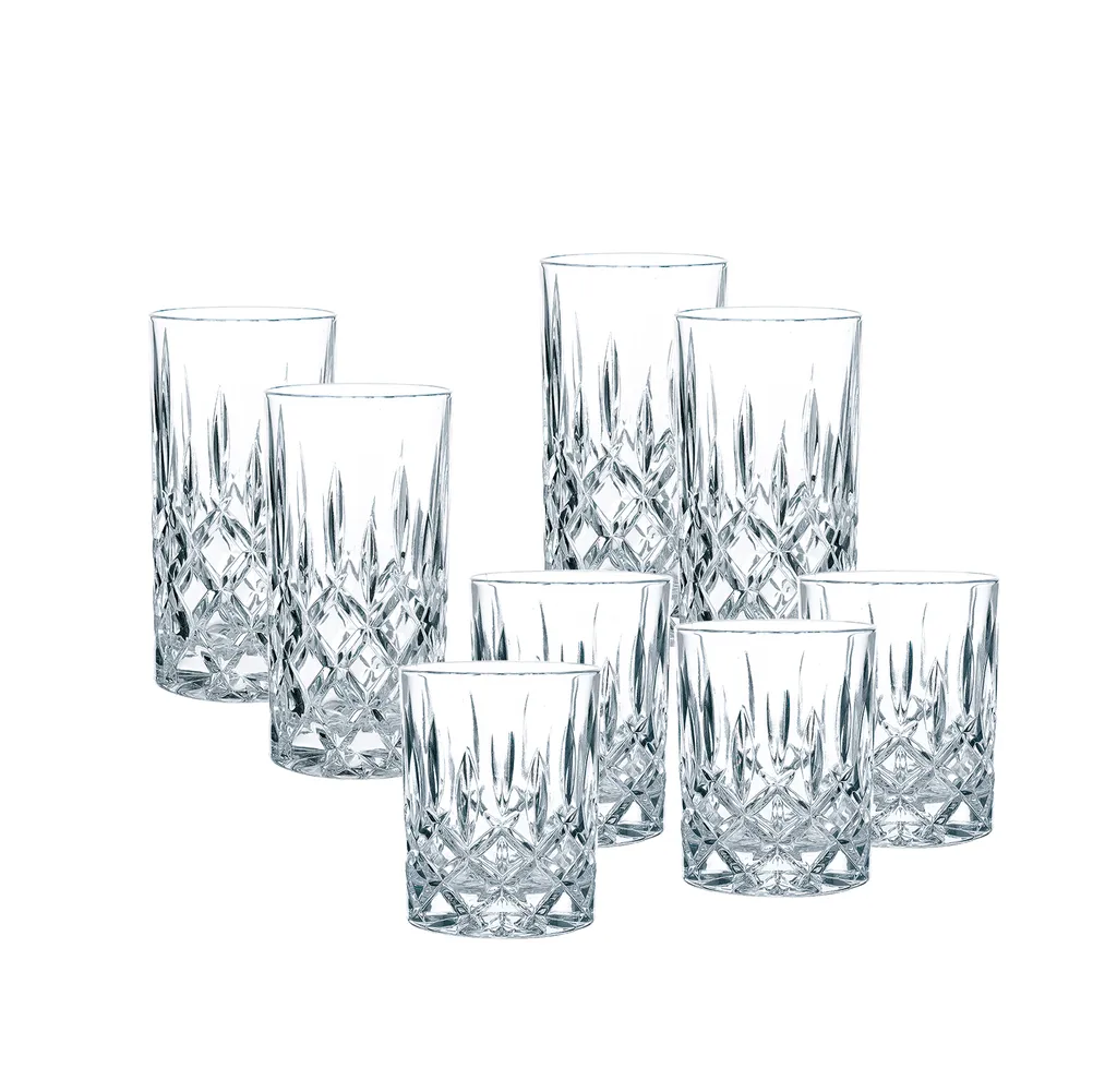 Nachtmann Nobelesse Gläser 4 Longdrinkgläser 4 Whiskygläser 7 Nachtmann Nobelesse Gläser 4 Longdrinkgläser 4 Whiskygläser – Bild 5