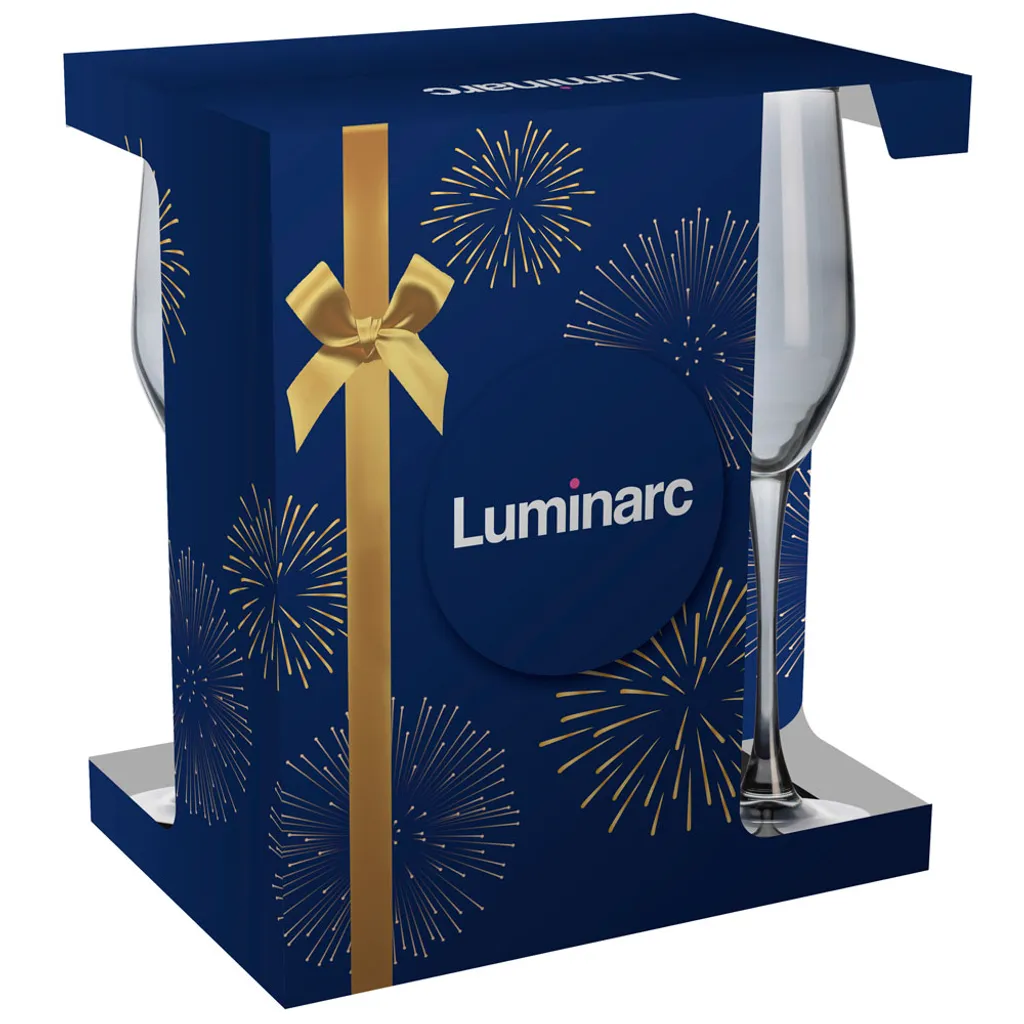 6 Champagnergläser Set Celeste Shiny Graphine 160 Ml LUMINARC 7 6 Champagnergläser Set Celeste Shiny Graphine 160 Ml LUMINARC – Bild 5