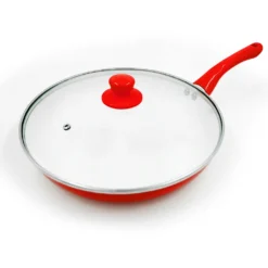 Pfannenset Keramik 5-tlg Bratpfannen Rot Neu -Küchenbedarf Geschäft 1e08e2334a35c16fa776313be9a87718