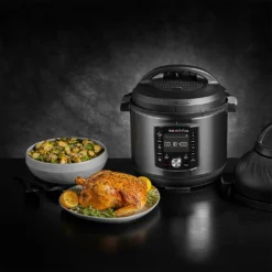 Instant Pot - Pro Crisp 11-in-1-Elektro-Multikocher – Schnellkochtopf, Heißluftfritteuse, Slow Cooker, Dampfgarer, Grill, Dörrgerät Und Sous-Vide-Maschine – Schwarzer Edelstahl,1500 W, 8L -Küchenbedarf Geschäft 1edb96cf8025bd25ca4eba84fe1fc606