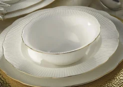 Kütahya Porselen Ilay 24 Teile Porzellan Geschirr Set Gold BNILY24Y2520 -Küchenbedarf Geschäft 1f93c534b8b2eb914ec1e03e3a5afbc0