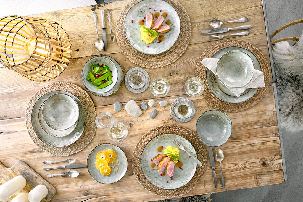 Sänger SÄNGER Steingut Geschirrset Pompei, Tafelservice 12 Teilig Für 4 Personen 4 Sänger SÄNGER Steingut Geschirrset Pompei, Tafelservice 12 Teilig Für 4 Personen – Bild 2