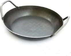 Turk 65930 Servierpfanne Aus Schmiedeeisen, 28 Cm, 2 Griffe, Grau (1 Stück) -Küchenbedarf Geschäft 218294d571687958eb04cbfc9ef86bd8