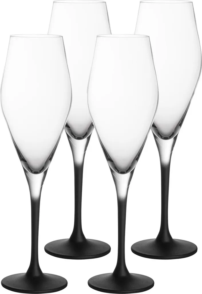 Villeroy & Boch Champagnerkelch Manufacture Rock Klar,schwarz, 4 Tlg. 9 Villeroy & Boch Champagnerkelch Manufacture Rock Klar,schwarz, 4 Tlg. – Bild 7