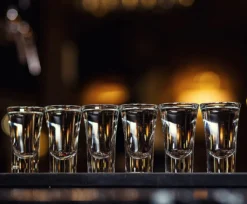 SCHLOSSEREI BAYERWALD Schnapsgläser Set 6 Stück Je 28 Ml - Shotgläser Wodka Schnaps Tequila Grappa - Transparent 7 Cm Höhe -Küchenbedarf Geschäft 21bfe9905206ea0733cb438bff6d4db2