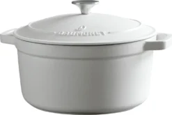 Daumonet Gusseisen-Bräter - Rund Ø 26 Cm - Weiß