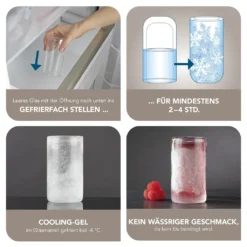 GOURMETmaxx Glas Selbstkühlend - 2er-Set Je 280 Ml 11 GOURMETmaxx Glas Selbstkühlend - 2er-Set Je 280 Ml -Küchenbedarf Geschäft 22453f55841d5419ec016bed47ddf389