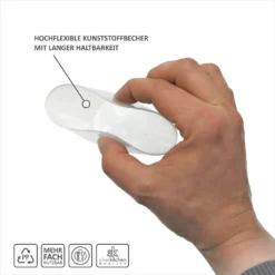 100 Schnapsgläser Aus Plastik, 4 Cl, Transparent, Mehrweg Shot Becher -Küchenbedarf Geschäft 23036cab2602e5ef603f12d70021eab5