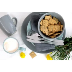 Mäser 931914 Kombiservice Pastell Selection Für 4 Personen, Steinzeug, Grau (1 Set, 16-teilig) -Küchenbedarf Geschäft 23f745cfa695970b7411f7acd69972ec