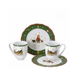 HUTSCHENREUTHER Kaffee-Set 4tlg. Wintertime Grün 1 Stck. 701515 (EKB) 7 HUTSCHENREUTHER Kaffee-Set 4tlg. Wintertime Grün 1 Stck. 701515 (EKB) -Küchenbedarf Geschäft 24570cc2069843ec955bb4d511c3a641